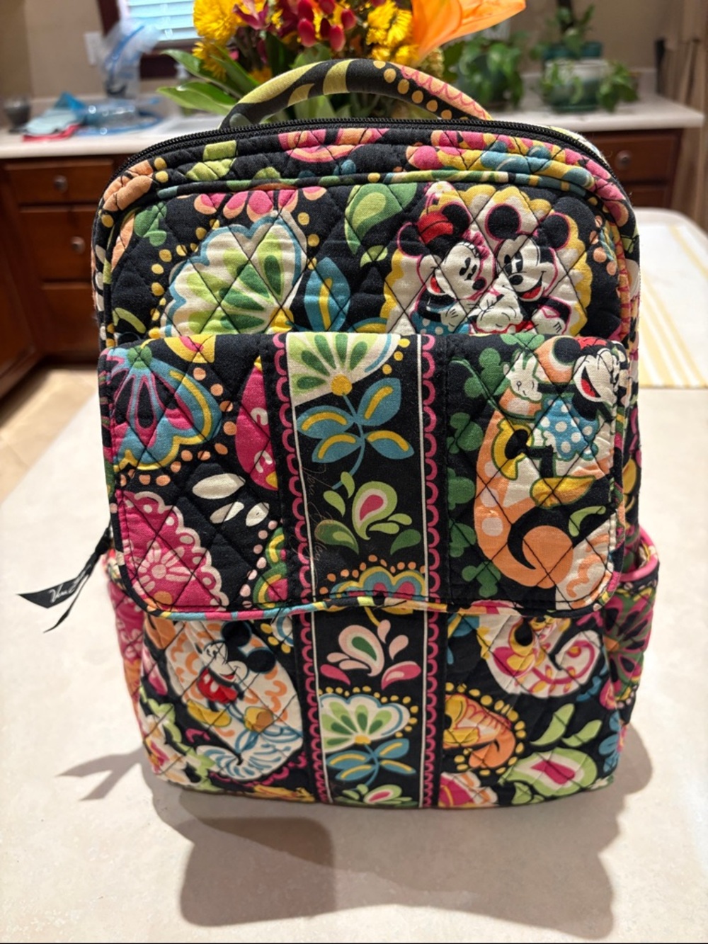 Vera Bradley Mickey Mouse Quilted Backpack